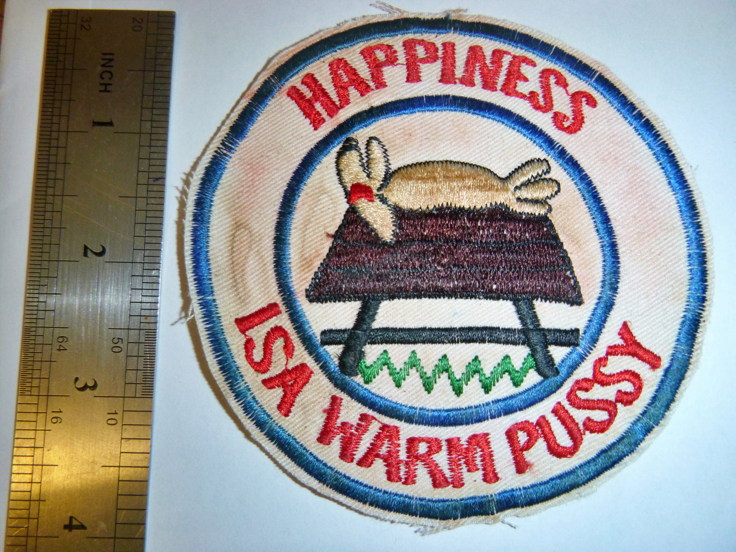 Mature Audience - Vintage RnR - Vietnam War Patch - Snoopy Says - 1960's - 1970's - Miltaria - Adult